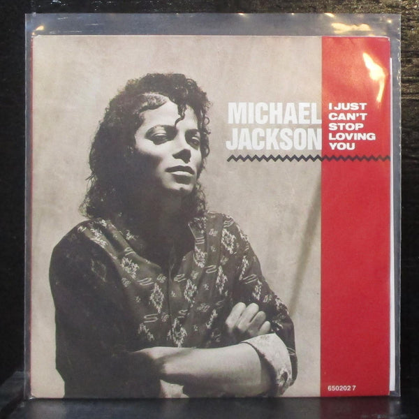 Michael Jackson - I Just Can't Stop Loving You 7" Mint- Vinyl 45 Epic Holland - Shuga Records