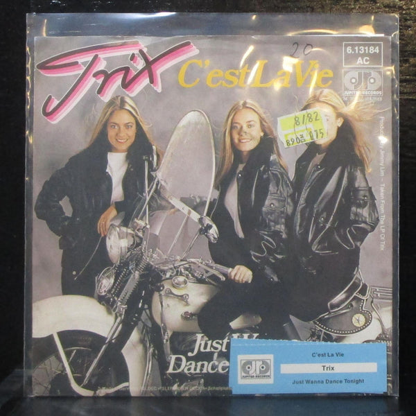 Trix - C'est La Vie / Just Wanna Dance Tonight 7" VG+ Vinyl 45 Jupiter Germany - Shuga Records