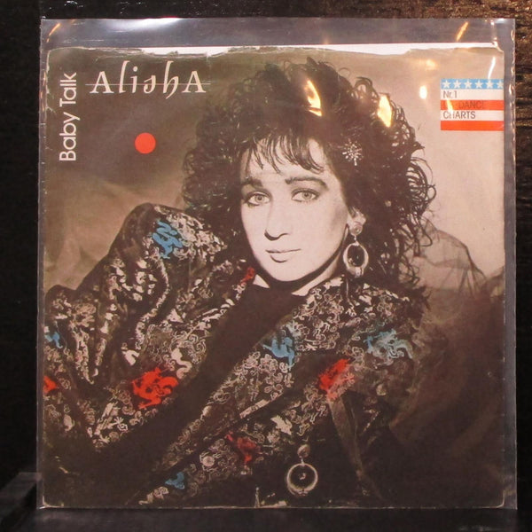 Alisha - Baby Talk / One Little Lie 7" VG+ Vinyl 45 Vanguard Germany 1986 - Shuga Records