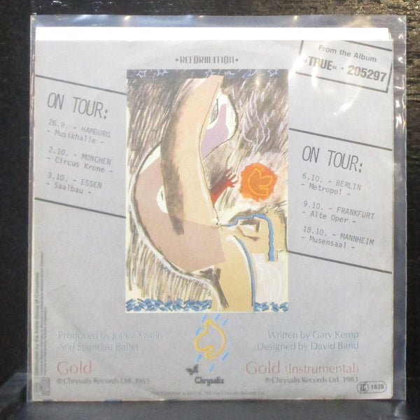 Spandau Ballet - Gold 7" Mint- Vinyl 45 Chrysalis 105 682 Germany 1983 - Shuga Records