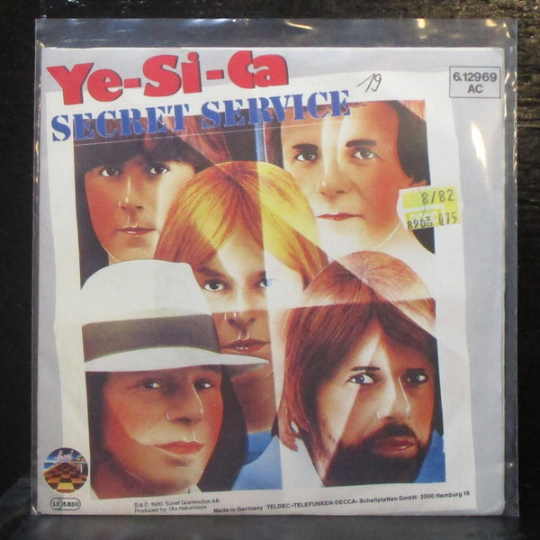 Secret Service - Ye-Si-Ca / Crossing A River 7" Mint- Vinyl 45 Strand Germany - Shuga Records
