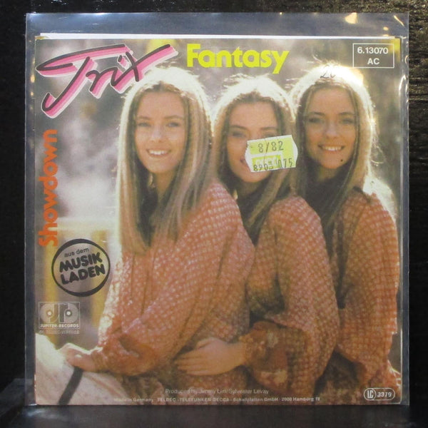 Trix - Fantasy / Showdown 7" Mint- Vinyl 45 Jupiter 6.13070 Germany 1981 - Shuga Records