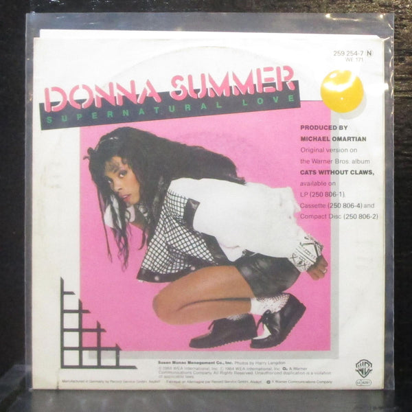 Donna Summer - Supernatural Love 7" Mint- Vinyl 45 WB 259 254-7 Germany 1984 - Shuga Records