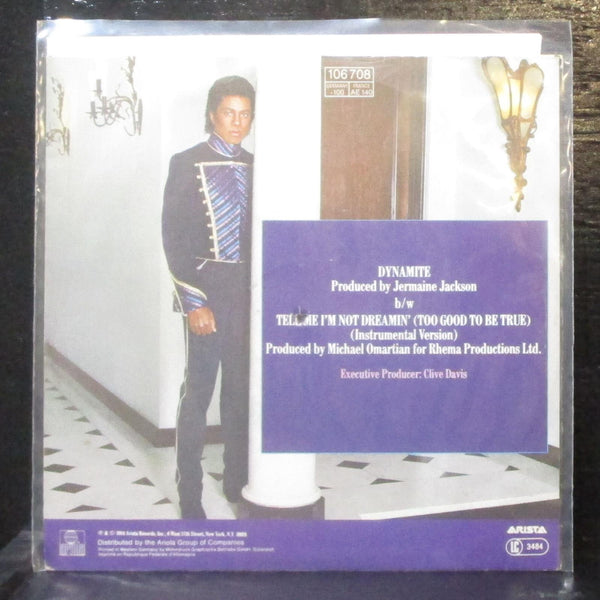 Jermaine Jackson - Dynamite 7" Mint- Vinyl 45 Arista 106 708 Germany 1984 - Shuga Records