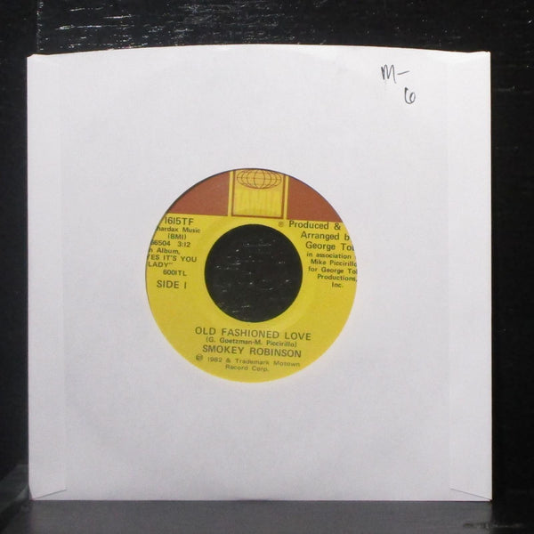 Smokey Robinson - Old Fashioned Love 7" Mint- Vinyl 45 Tamla 1615TF USA 1982 - Shuga Records