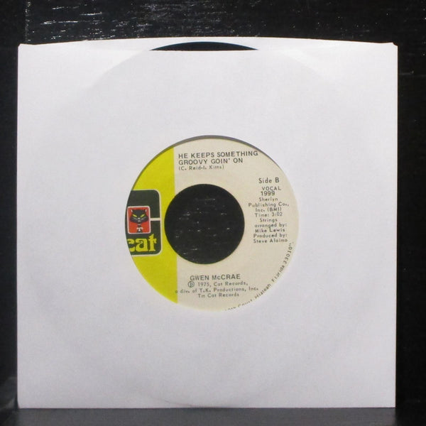 Gwen McCrae - Love Insurance 7" Mint- Vinyl 45 Cat 1999 USA 1975 - Shuga Records