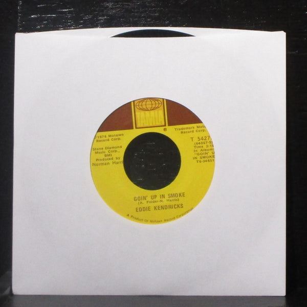 Eddie Kendricks - Goin' Up In Smoke 7" VG+ Vinyl 45 Tamla T 54277F USA 1976 - Shuga Records