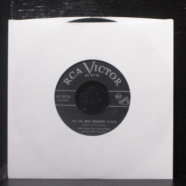 Hank Snow - A Fool Such As I / The Gal Who Invented Kissin' 7" VG Vinyl 45 RCA - Shuga Records