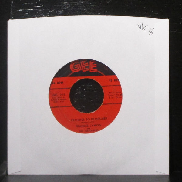 Frankie Lymon - Who Can Explain? / I Promise To Remember 7" VG Vinyl 45 GG-1018 - Shuga Records