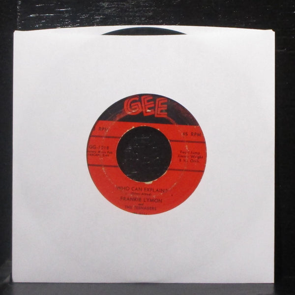 Frankie Lymon - Who Can Explain? / I Promise To Remember 7" VG Vinyl 45 GG-1018 - Shuga Records