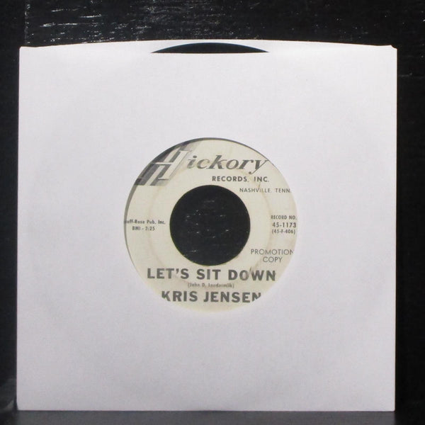 Kris Jensen - Torture / Let's Sit Down 7" VG Promo Vinyl 45 Hickory 45-1173 USA - Shuga Records