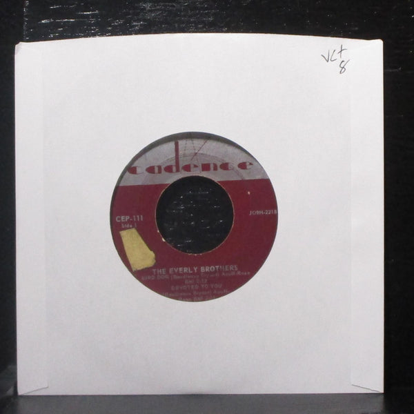 The Everly Brothers EP 7" VG+ Vinyl 45 Cadence CEP-111 USA 1958 - Shuga Records