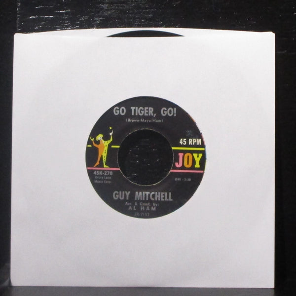 Guy Mitchell - If You Ever Go Away / Go Tiger, Go! 7" VG+ Vinyl 45 Joy 45K-270 - Shuga Records