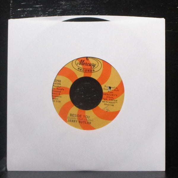 Jerry Butler - Never Give You Up / Beside You 7" VG+ Vinyl 45 Mercury 72798 USA - Shuga Records