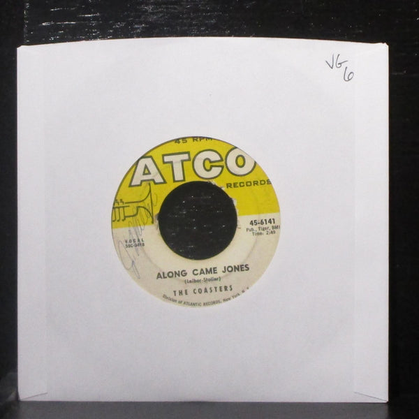 The Coasters - Along Came Jones / That Is Rock & Roll 7" VG Vinyl 45-6141 ATCO - Shuga Records