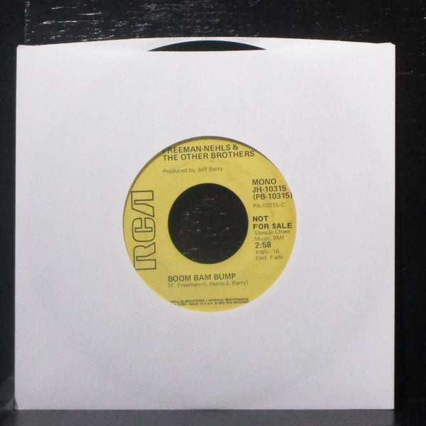 Freeman-Nehls & Other Brothers - Boom Bam Bump 7" VG Promo Vinyl 45 JH-10315 - Shuga Records
