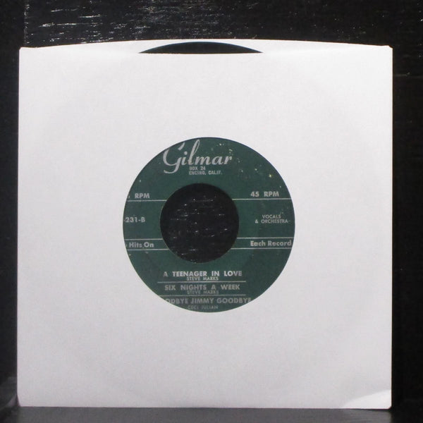 Various Artists - 6 Hits On Each Record EP 7" VG Vinyl 45 Gilmar G-231 USA - Shuga Records