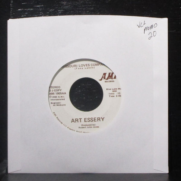 Art Essery - Missouri Loves Company 7" VG+ Promo Vinyl 45 AMI 1905AA USA 1982 - Shuga Records