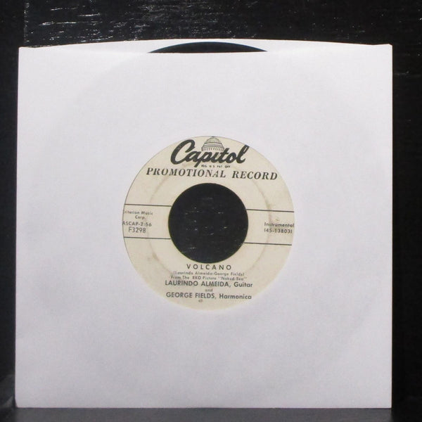 Laurindo Almeida & George Fields - The Naked Sea / Volcano 7" VG- Promo Vinyl 45 - Shuga Records