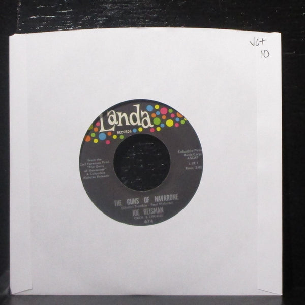 Joe Reisman - The Guns Of Navarone / Yassu 7" VG+ Vinyl 45 Landa 674 USA 1961 - Shuga Records