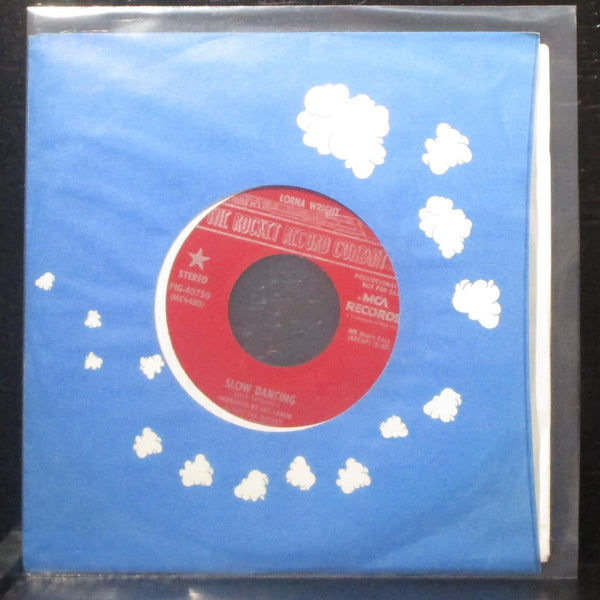Lorna Wright - Slow Dancing 7" VG+ Promo Vinyl 45 Rocket PIG-40750 USA 1977 - Shuga Records