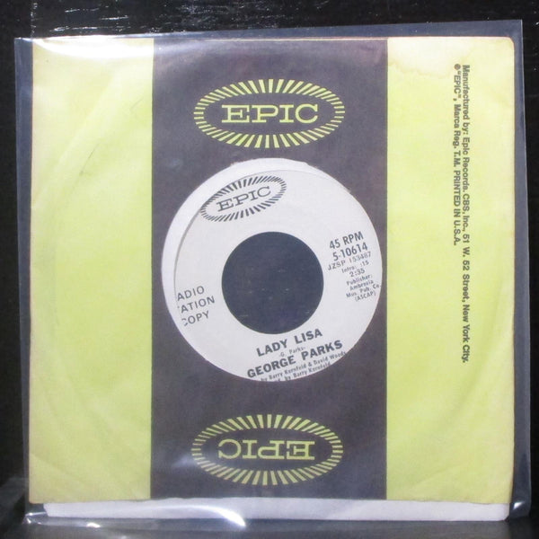 George Parks - Catch The Day / Lady Lisa 7" VG+ Promo Vinyl 45 Epic 5-10614 - Shuga Records