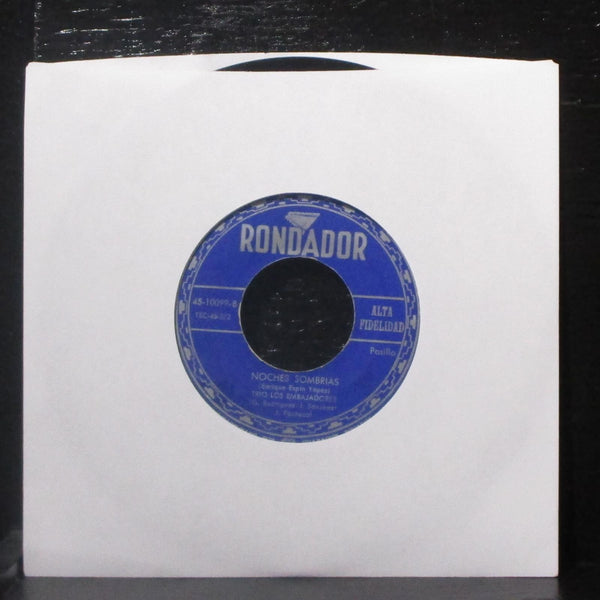 Trio Los Embajadores - Reminiscencias 7" VG Vinyl 45 Rondador 45-10099 Ecuador - Shuga Records