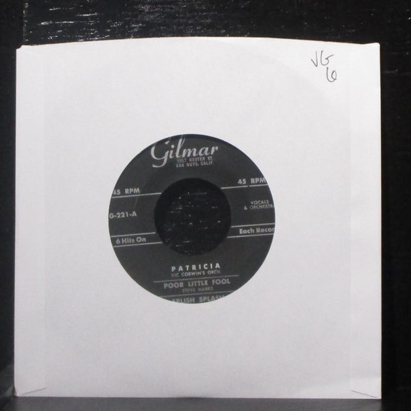 Various Artists - 6 Hits On Each Record EP 7" VG Vinyl 45 Gilmar G-221 USA 1958 - Shuga Records