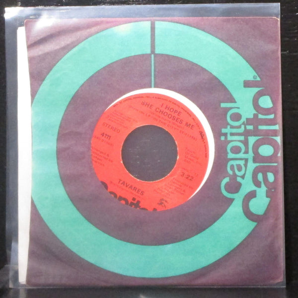 Tavares - It Only Takes A Minute 7" VG+ Vinyl 45 Capitol 4111 USA 1975 - Shuga Records