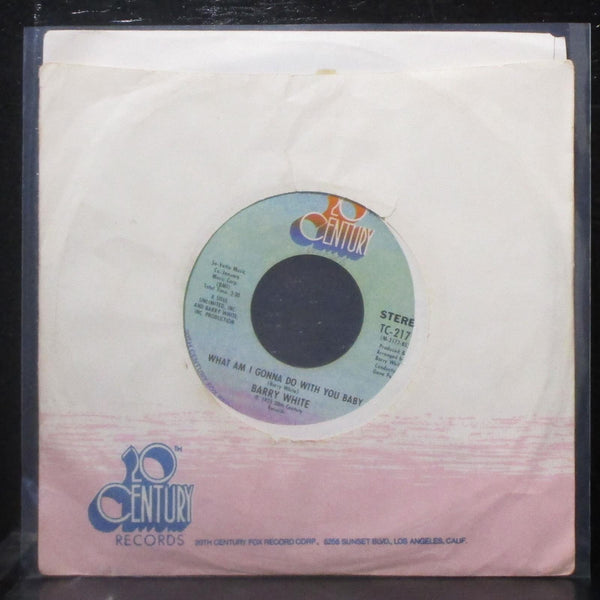 Barry White - What Am I Gonna Do With You 7" VG+ Vinyl 45 TC-2177 USA 1975 - Shuga Records