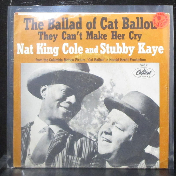 Nat King Cole & Stubby Kaye - The Ballad Of Cat Ballou 7" Mint- Vinyl 45 Capitol - Shuga Records