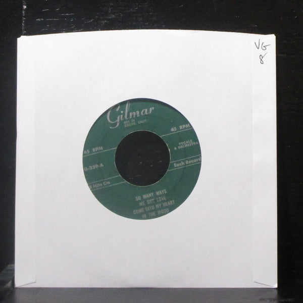 Various Artists - 8 Hits On Each Record 7" VG Vinyl 45 Gilmar G-239 USA 1959 - Shuga Records