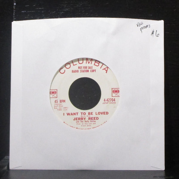 Jerry Reed - I Want To Be Loved 7" VG+ Promo Vinyl 45 Columbia 4-42704 USA 1963 - Shuga Records