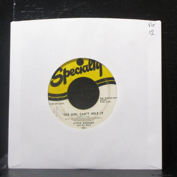 Little Richard - The Girl Can't Help It 7" VG Vinyl 45 Specialty 591 USA 1956 - Shuga Records