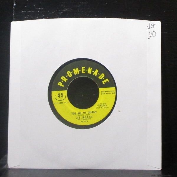 Various Artists - You Are My Destiny EP 7" VG+ Vinyl 45 Promenade Hit 32 USA - Shuga Records