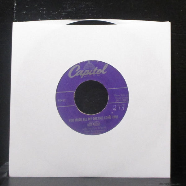 Ben Light - You Made All My Dreams Come True / Marie 7" VG Vinyl 45 Capitol 1953 - Shuga Records