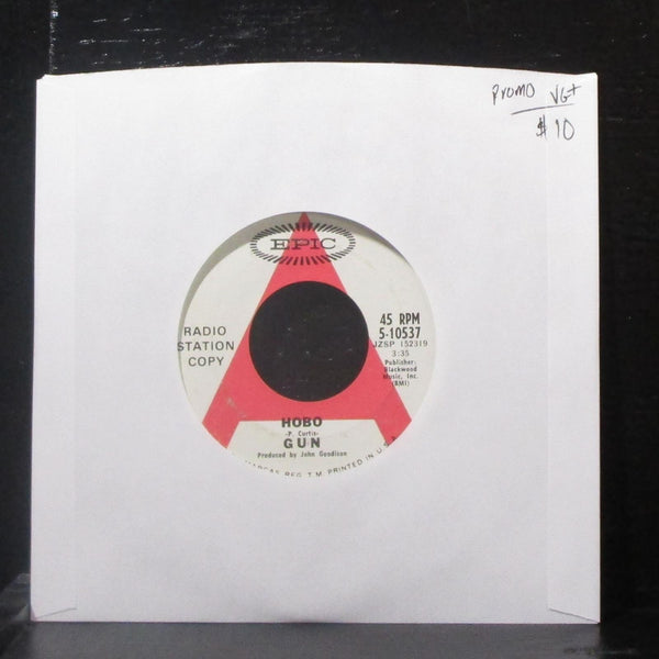 The Gun - Hobo / Don't Look Back 7" VG+ Promo Vinyl 45 Epic 5-10537 USA 1969 - Shuga Records
