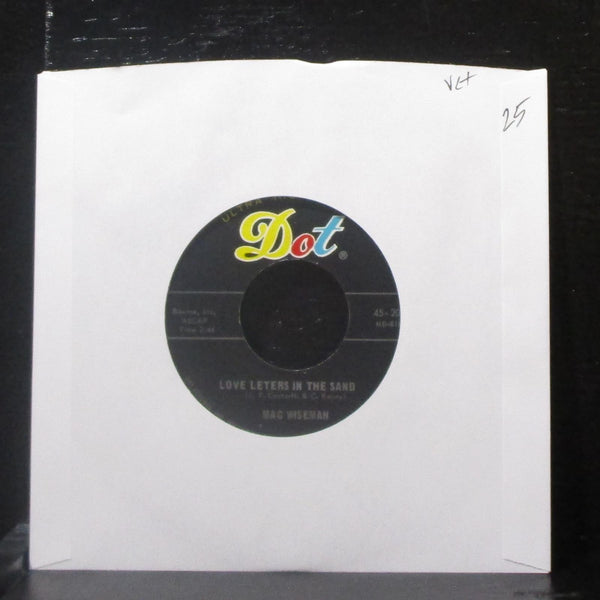 Mac Wiseman - Love Letters In The Sand 7" VG+ Vinyl 45 Dot 45-203 USA 1954 - Shuga Records