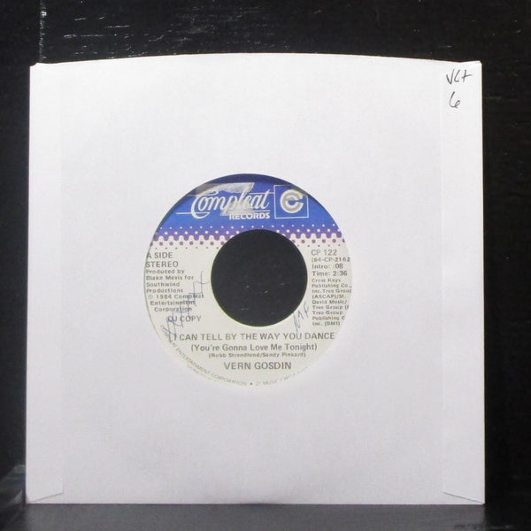 Vern Gosdin - I Can Tell By The Way You Dance 7" VG+ Promo Vinyl 45 Compleat - Shuga Records