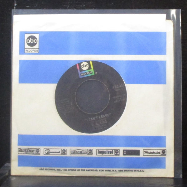 B.B. King - To Know You Is To Love You / I Can't Leave 7" VG+ Vinyl 45 ABC-11373 - Shuga Records