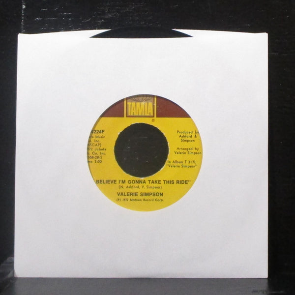 Valerie Simpson - Silly Wasn't I 7" VG+ Vinyl 45 Tamla T 54224F USA 1972 - Shuga Records