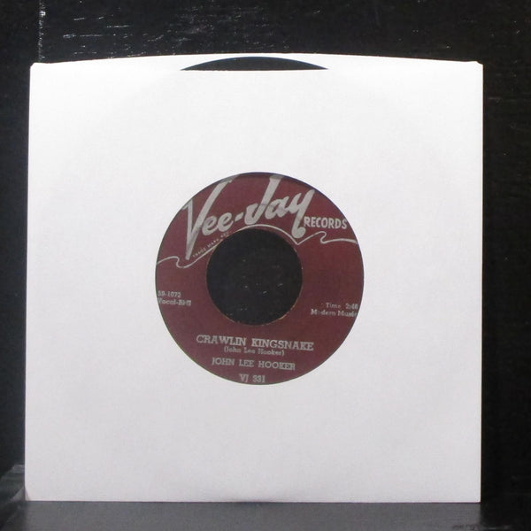 John Lee Hooker - Hobo Blues / Crawlin Kingsnake 7" VG Vinyl 45 VJ 331 USA 1959 - Shuga Records