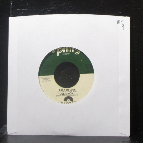 Joe Simon - Easy To Love  / Can't Stand The Pain 7" Mint- Vinyl 45 Spring SP 169 - Shuga Records