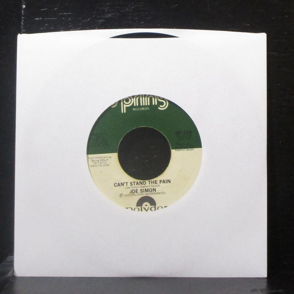 Joe Simon - Easy To Love  / Can't Stand The Pain 7" Mint- Vinyl 45 Spring SP 169 - Shuga Records