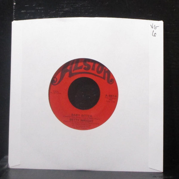 Betty Wright - Baby Sitter / Outside Woman 7" VG Vinyl 45 Alston A-4614 USA 1972 - Shuga Records