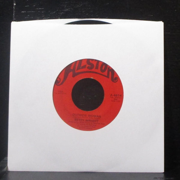 Betty Wright - Baby Sitter / Outside Woman 7" VG Vinyl 45 Alston A-4614 USA 1972 - Shuga Records