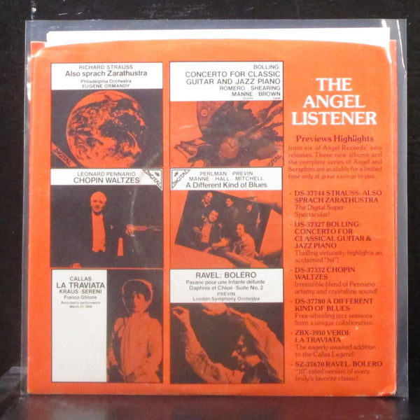Various - The Angel Listener, Preview 7" Mint- Promo Vinyl 33 SPRO-9527 USA 1981 - Shuga Records