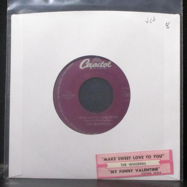 The Whispers - Make Sweet Love To Me 7" VG+ Vinyl 45 Capitol S7-18394 USA - Shuga Records