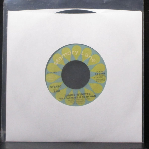 Tammy Wynette - You And Me / 'Til I Can Make It On My Own 7" VG+ Vinyl 45 Epic - Shuga Records