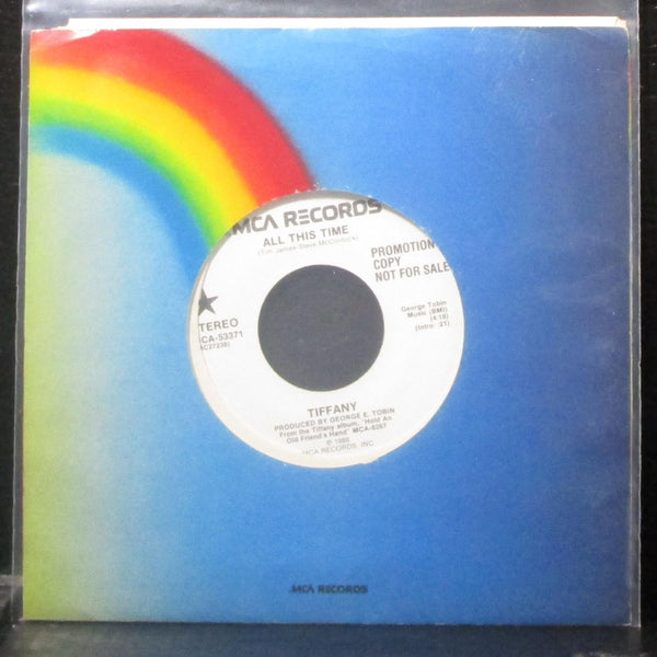 Tiffany - All This Time 7" VG+ Promo Vinyl 45 MCA-53371 USA 1988 - Shuga Records